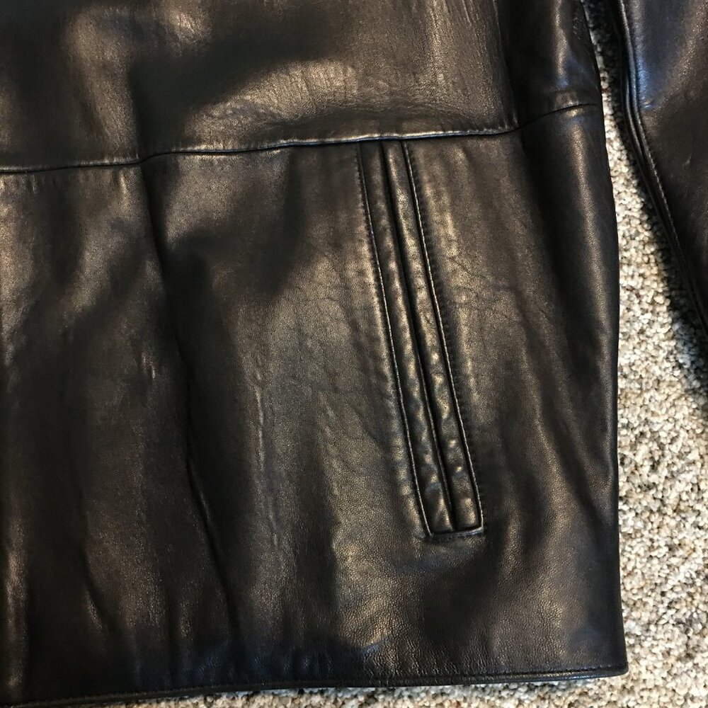 Men's J.Park leather jacket - Picture 4 of 8